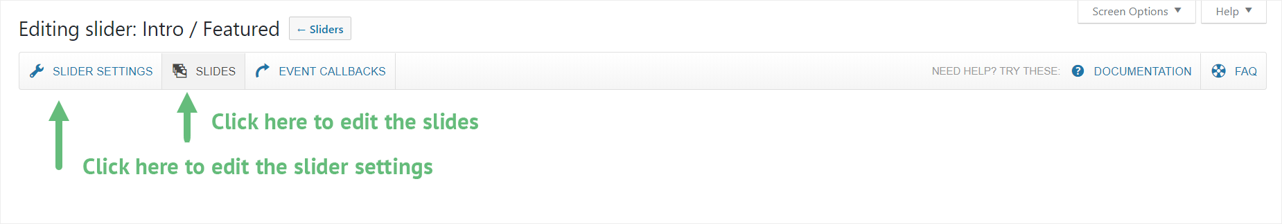 Layer Slider Settings