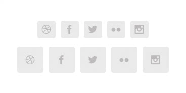 Social Media Links - Padding