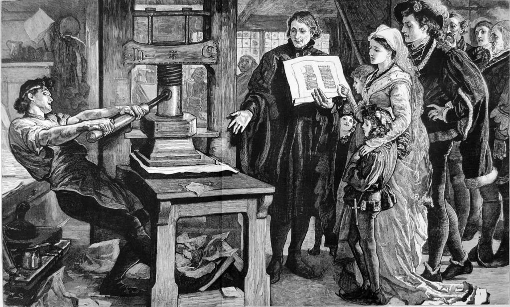 Printing Press Typography Printing Press Typography