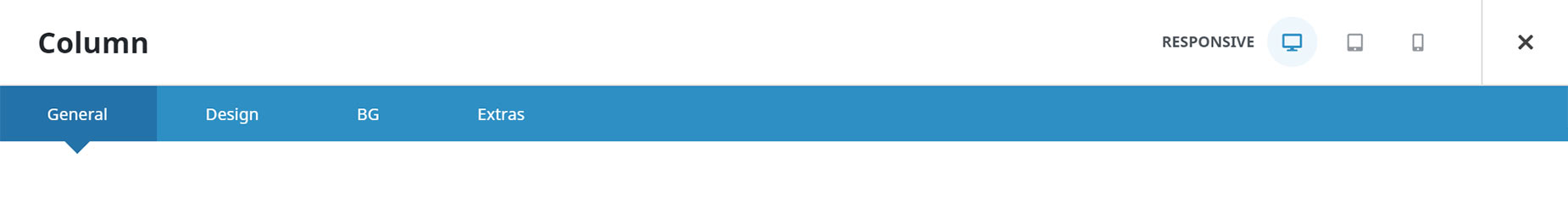 Column Element Tabs