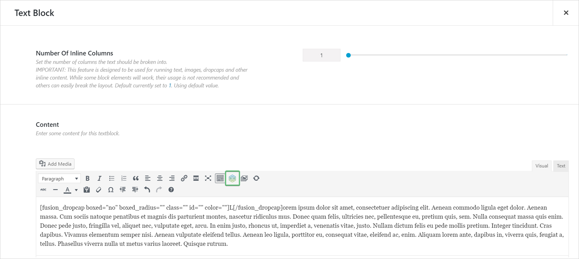 Content Based Element