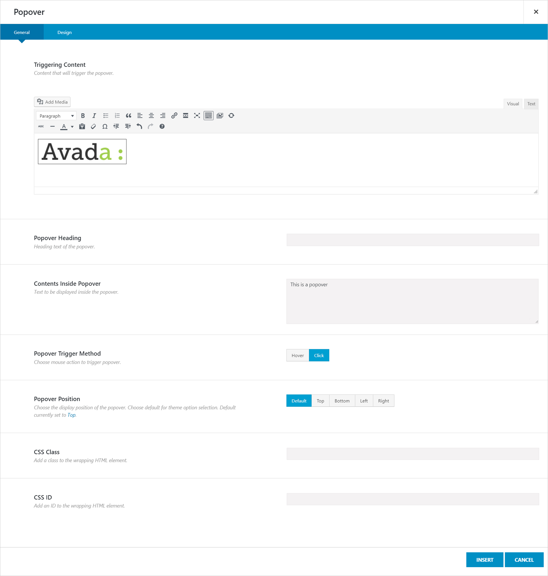 Popover Element - Adding a popover to an image