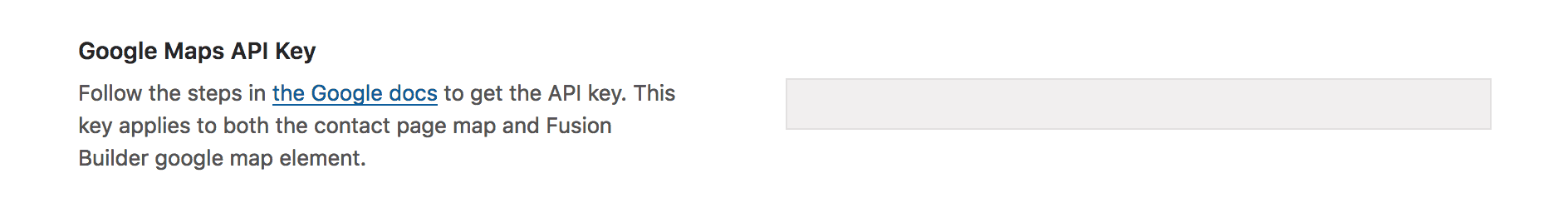 Google Maps API Key