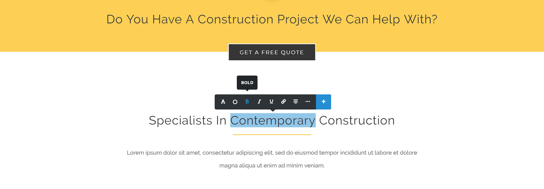 Inline Formatting of Title Element