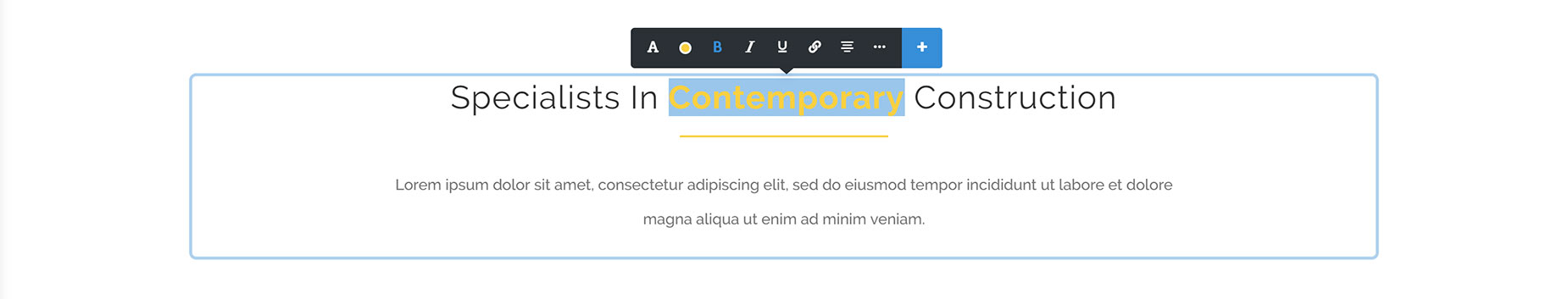 Inline Editing Options