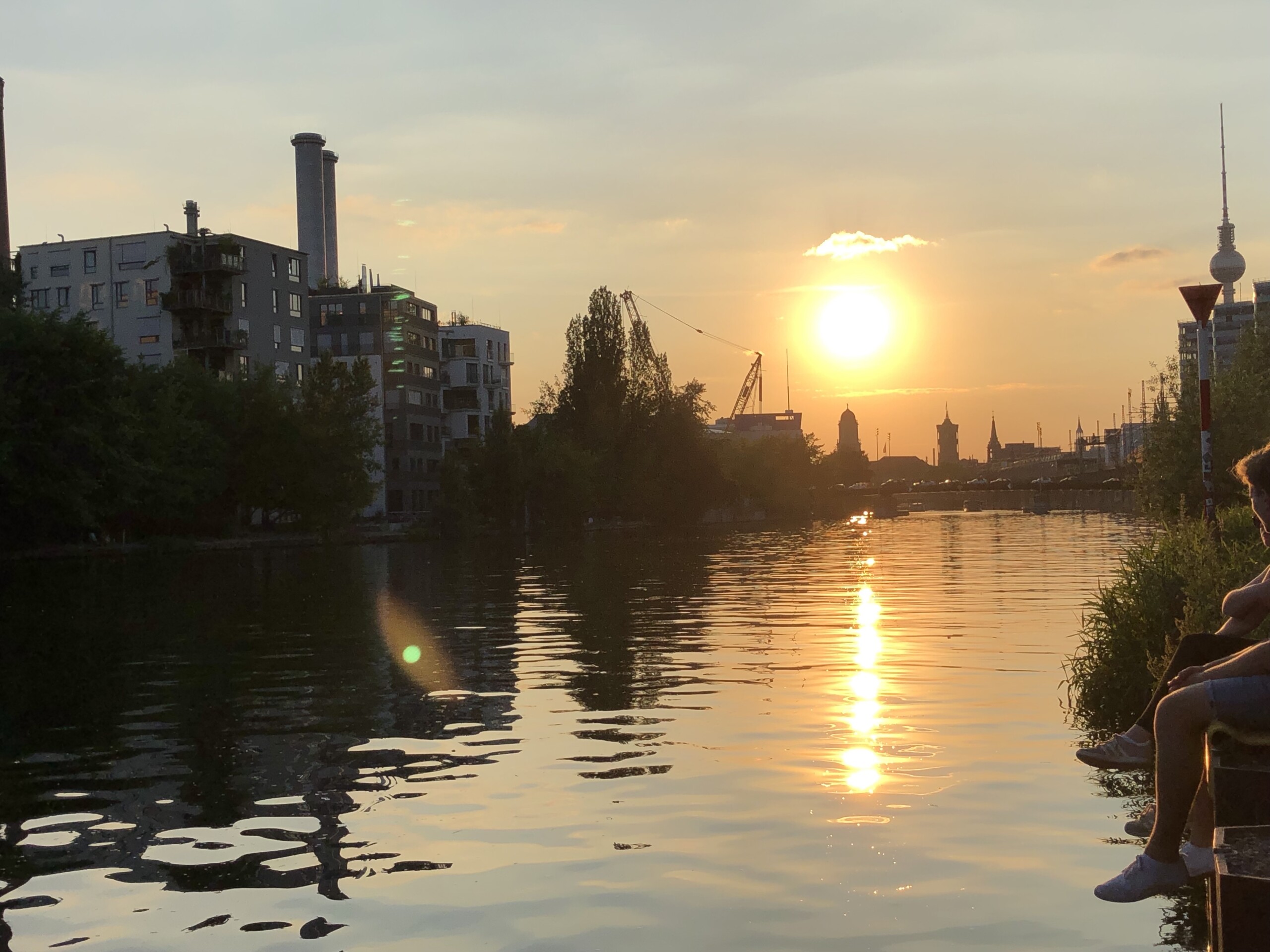 Berlin Sunset on the Canal