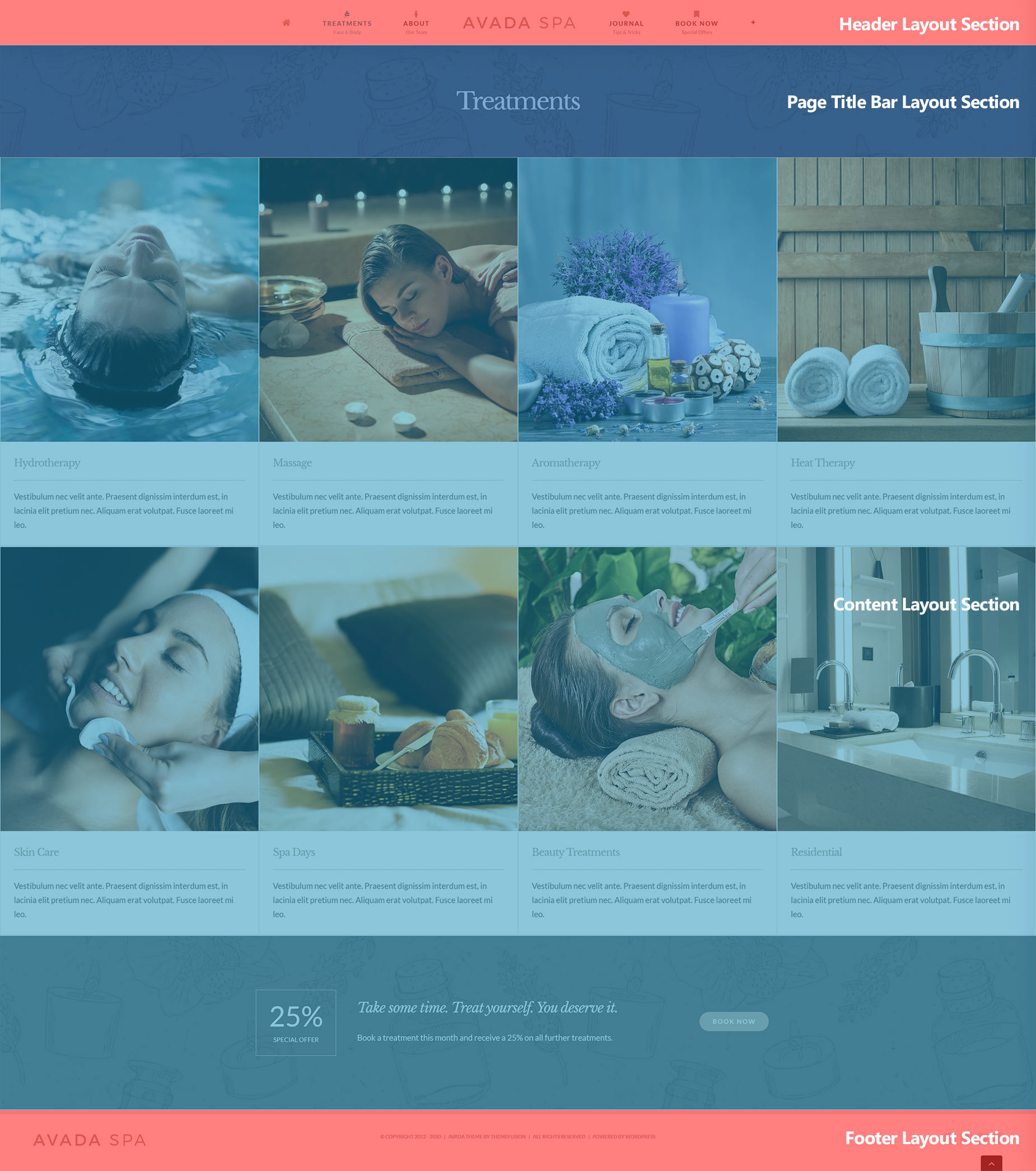 Avada Spa Layout Sections
