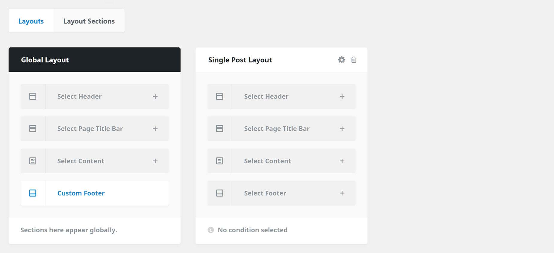 Created New Layout