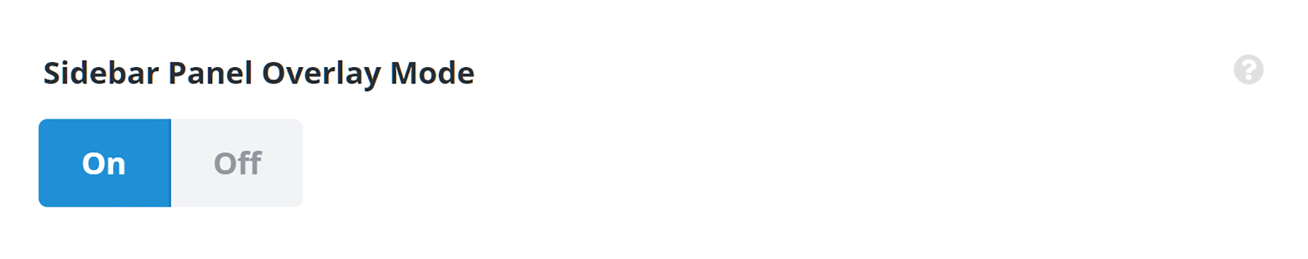 Avada Live Preferences - Sidebar Panel Overlay Mode