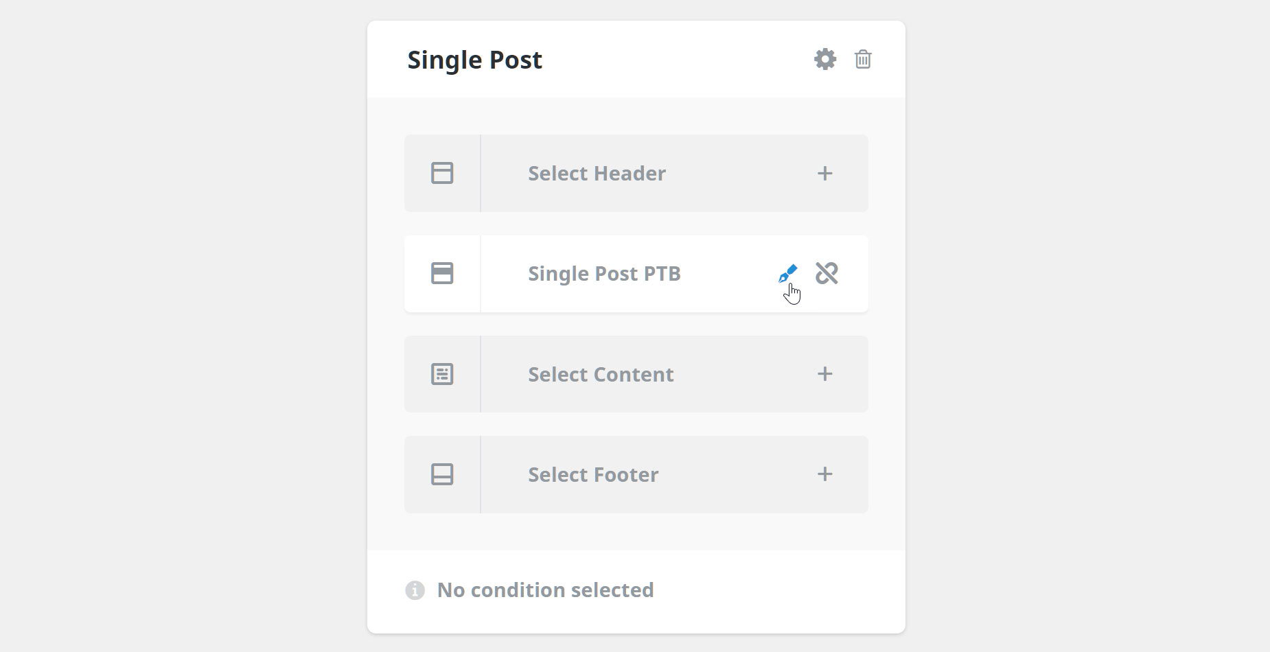 Editing Layout Sections