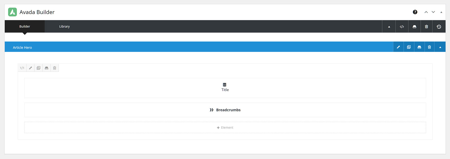 Taxi Demo Custom Page Title Bar Layout Section