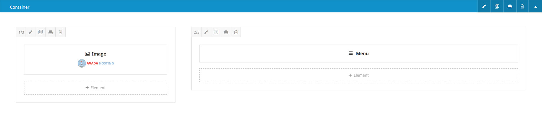 Custom Header Layout Section