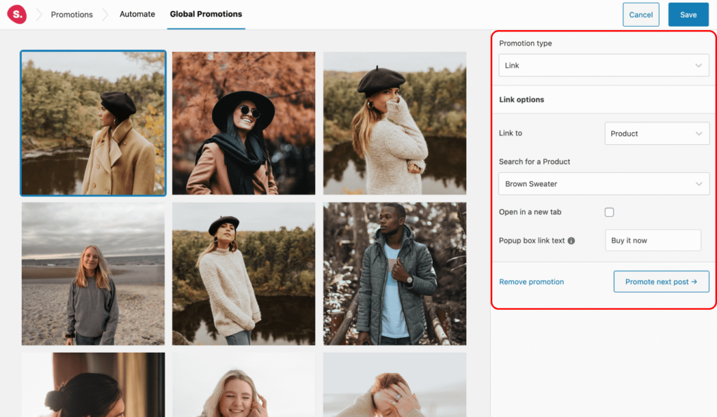 Set Global Promotions Spotlight Instagram Feeds Plugin