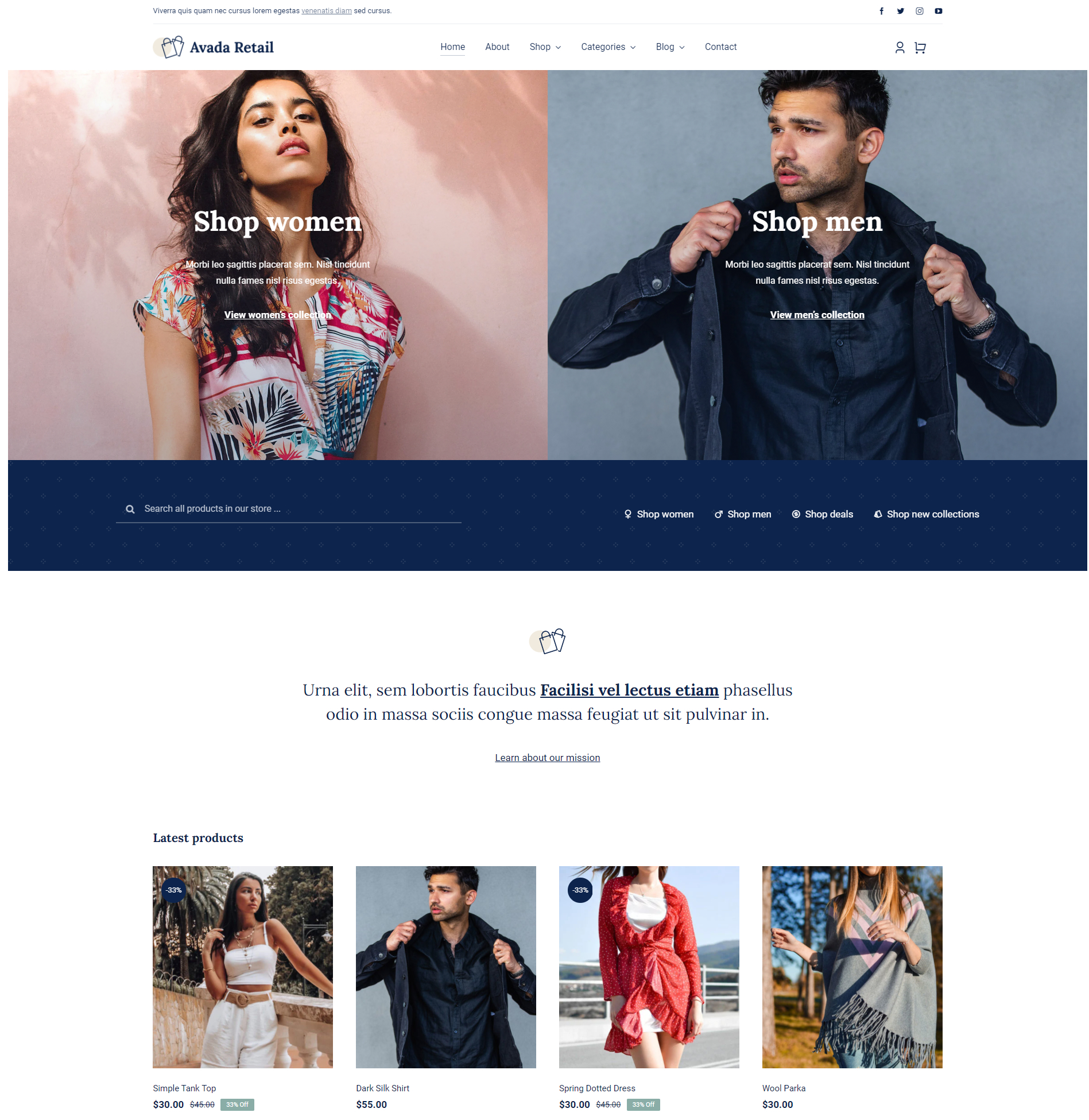 Avada Retail Featured Avada Retail Featured