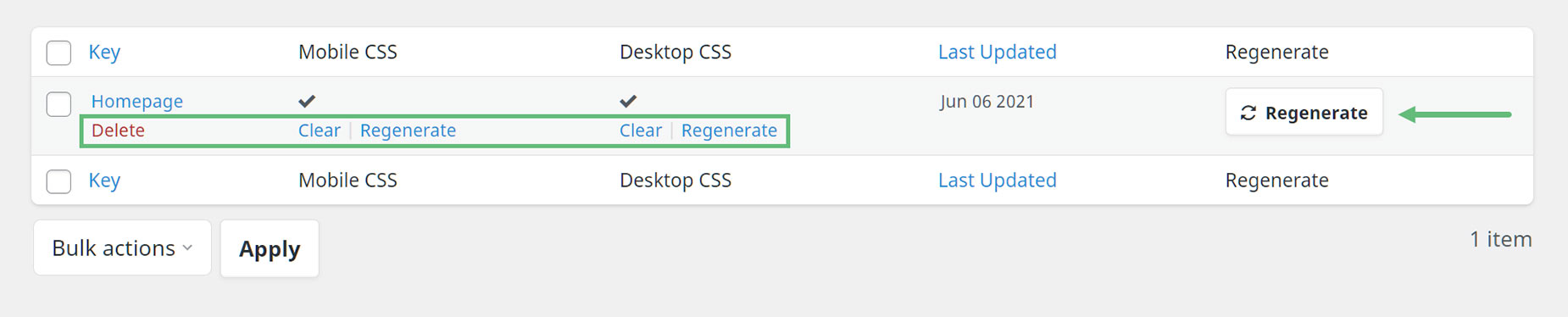 Manage Critical CSS