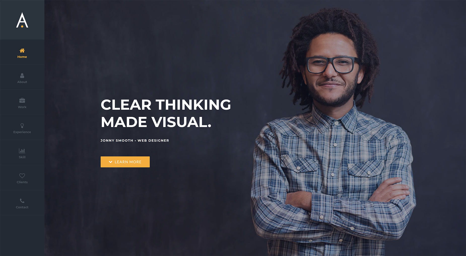 Resume Website > Side Header