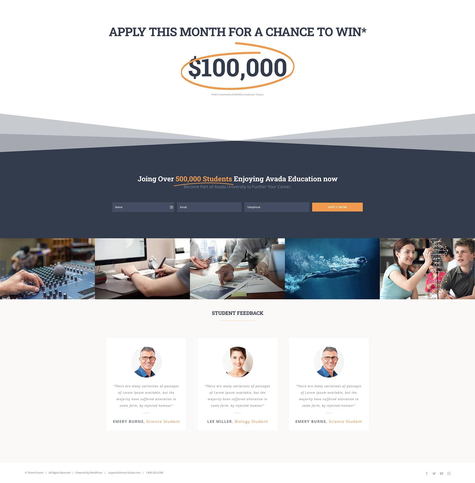 Landing Page Example