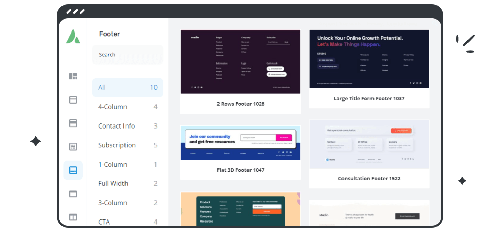 Avada Studio Footer Avada Studio Footer