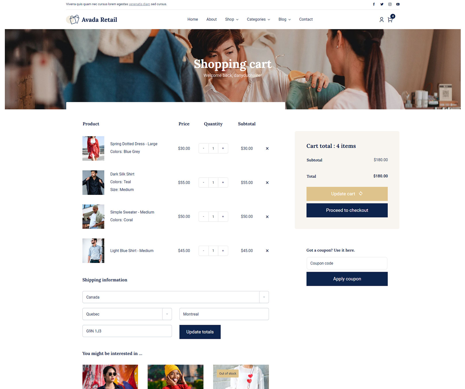 Avada Woo Cart Coupons Element Mockup 1