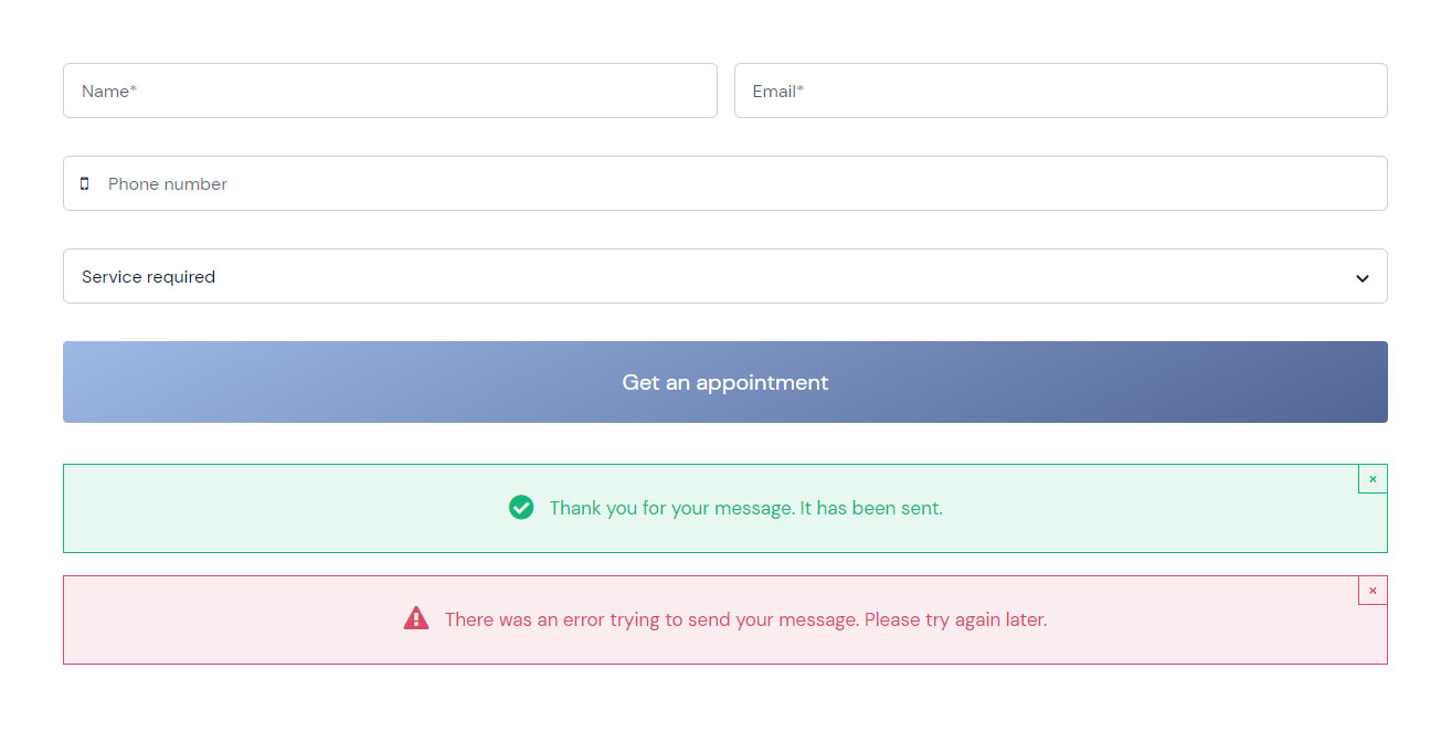 Avada Notice Element Mockup 2