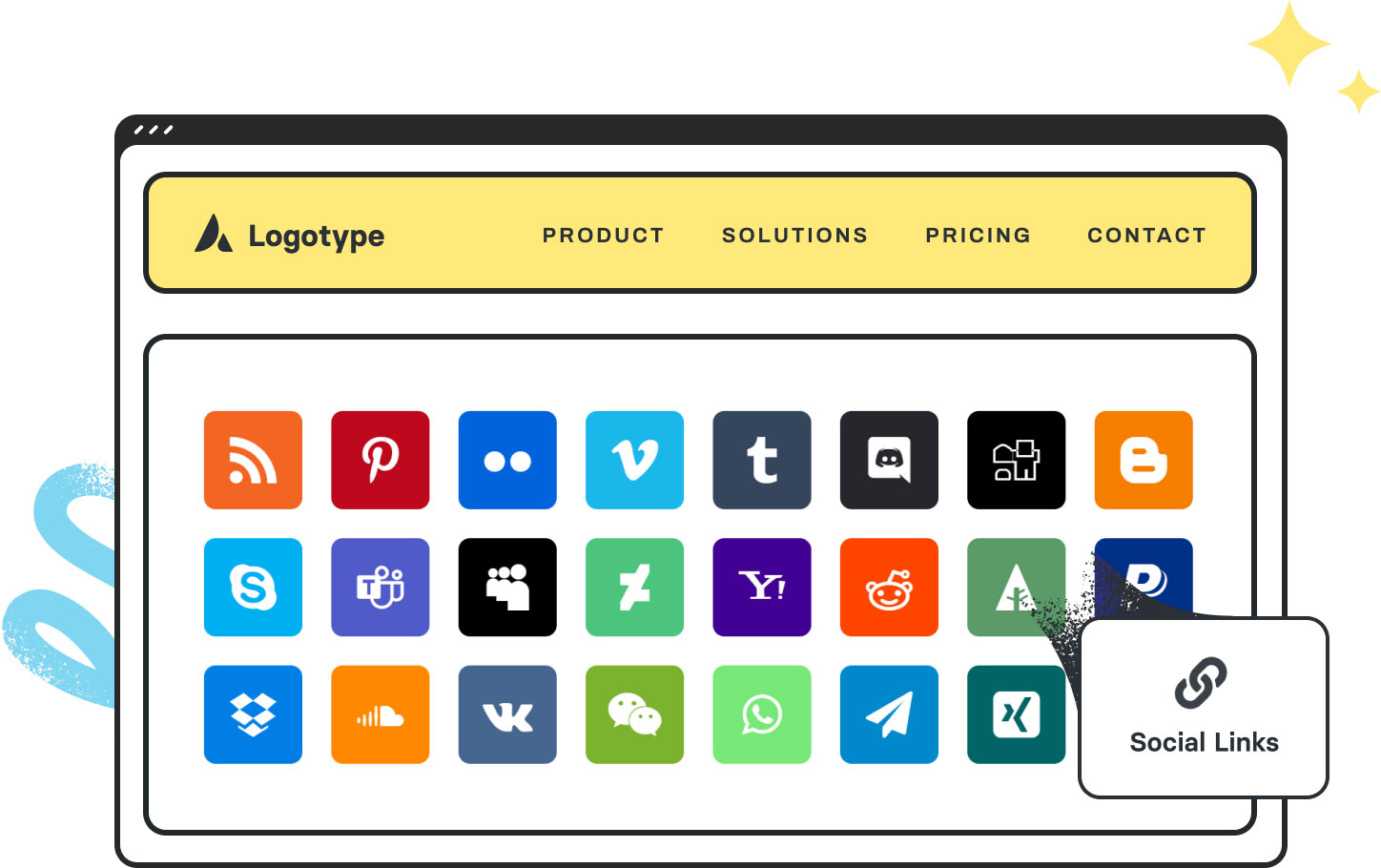 Avada Social Links Element Featured Image Avada Social Links Element Featured Image