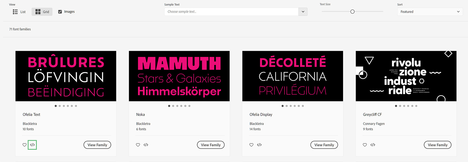 Adobe Fonts > Adding Fonts To Project
