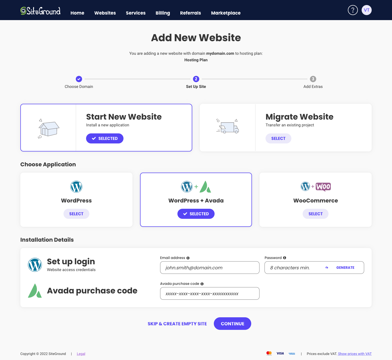 1-Click Avada Install 1-Click Avada Install
