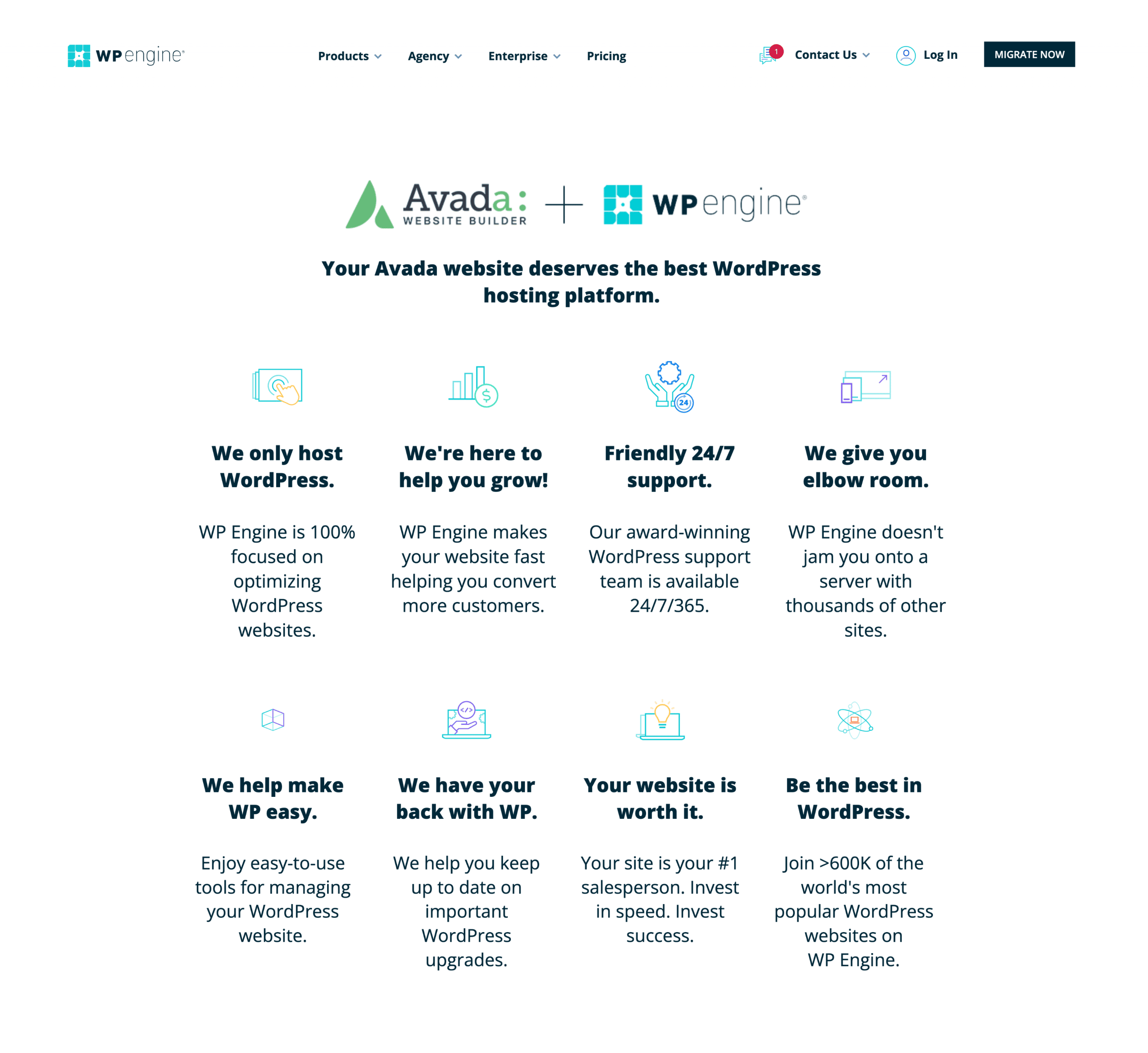 Avada and WP Engine Promo Page Avada and WP Engine Promo Page