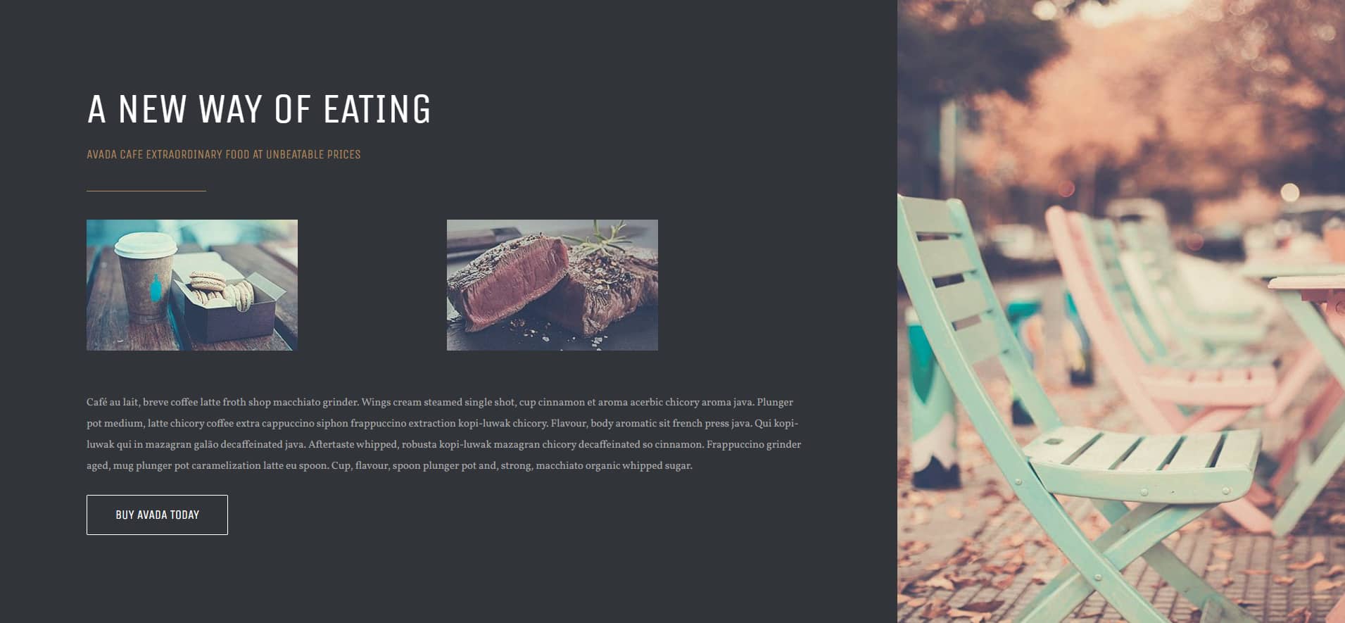 Avada Cafe A New Way Of Eating