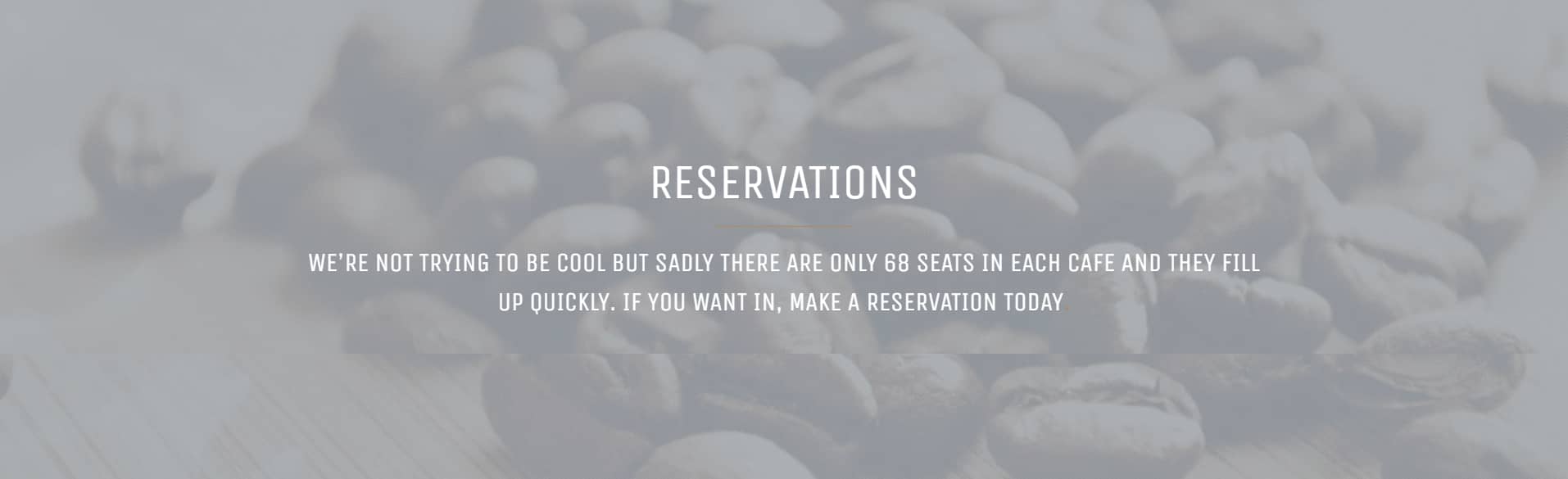 Avada Cafe Reservations