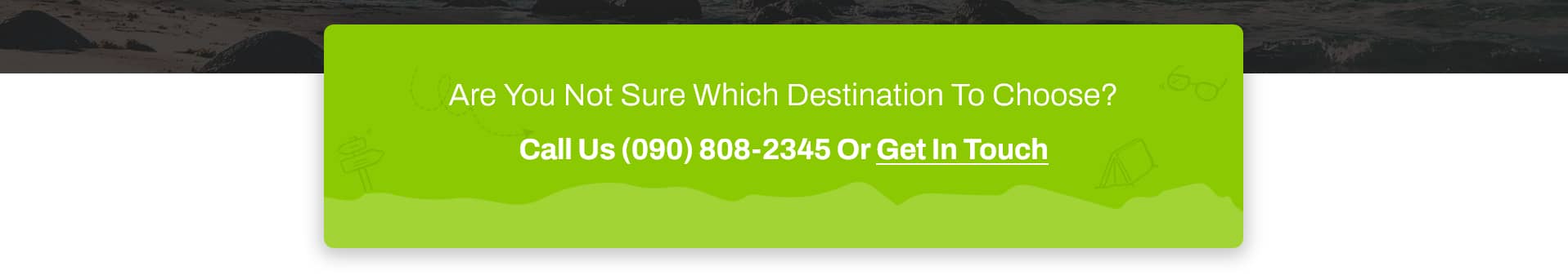Avada Tour Operator CTA