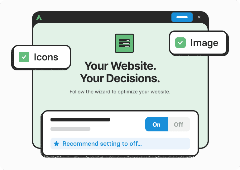 Avada Performance Wizard Feature Avada Performance Wizard Feature