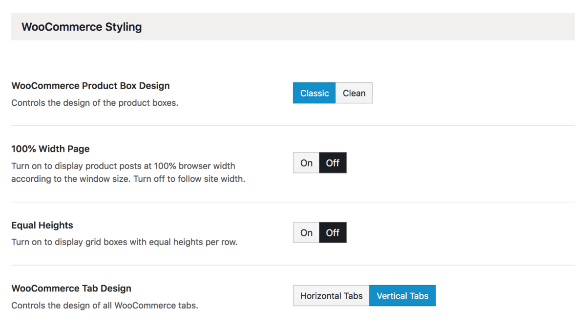 Woo To Styling Options Woo To Styling Options