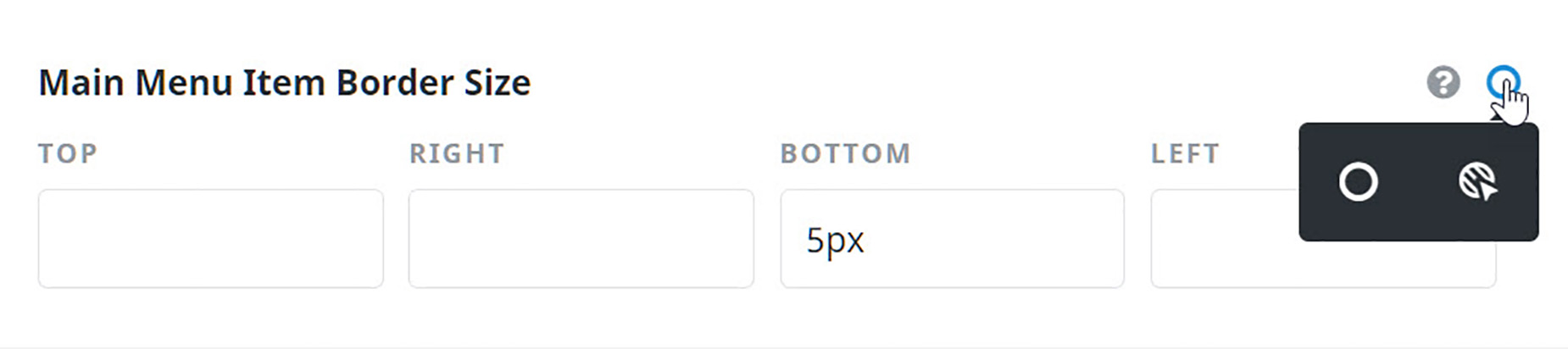 Default / Hover State Controls