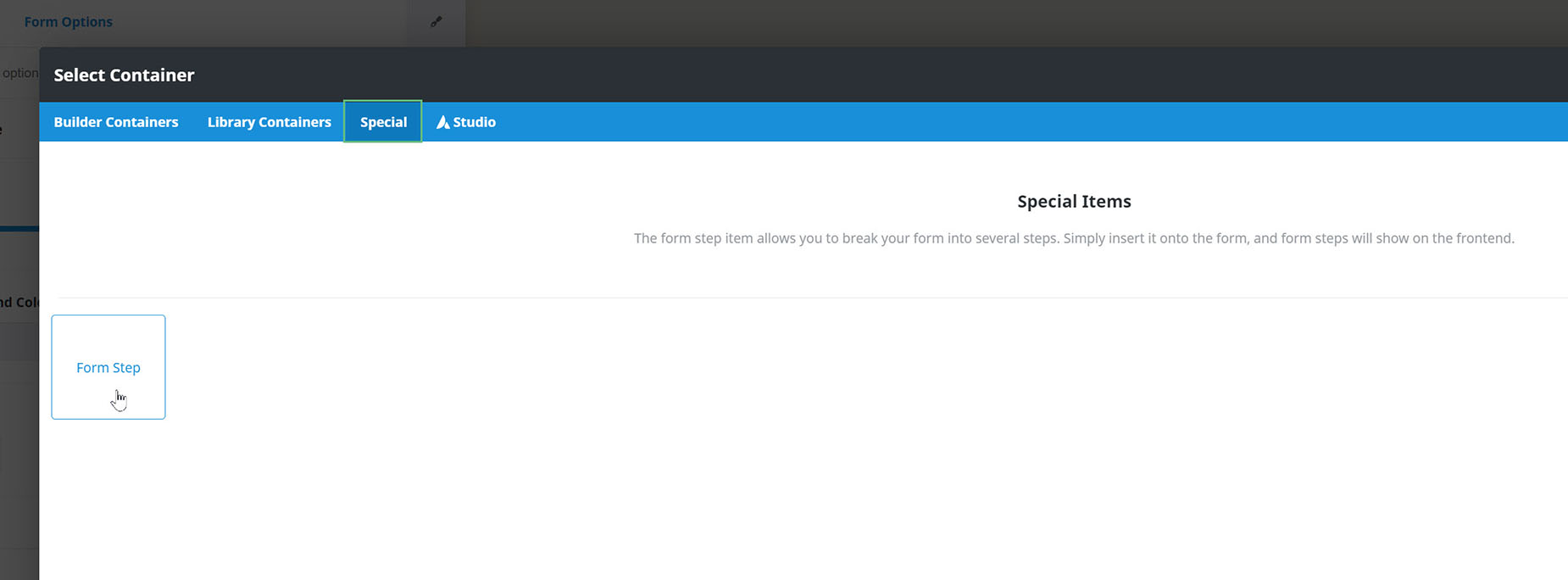 Multi-step Forms > Add A Form Step Element
