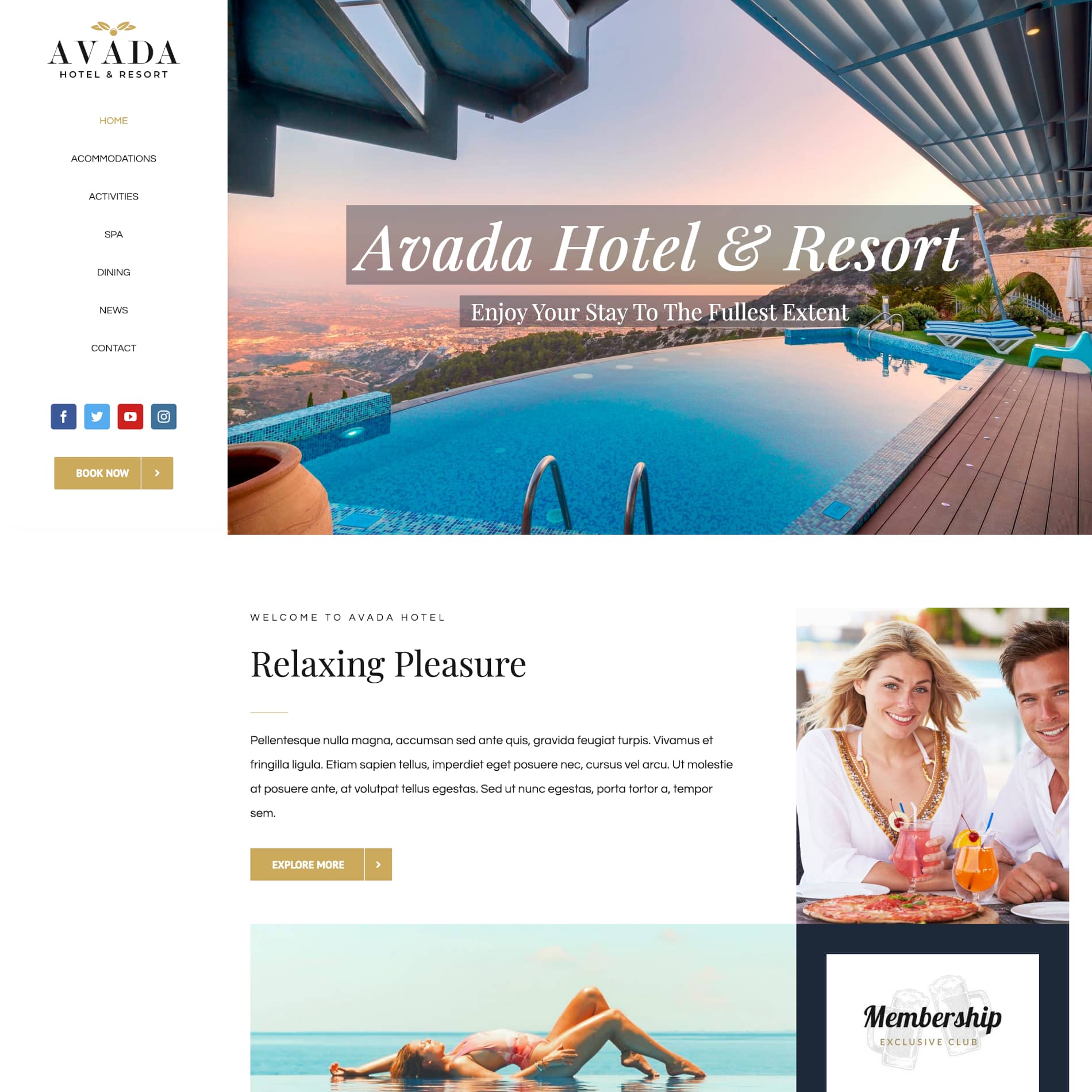 Avada Hotel Post Image Avada Hotel