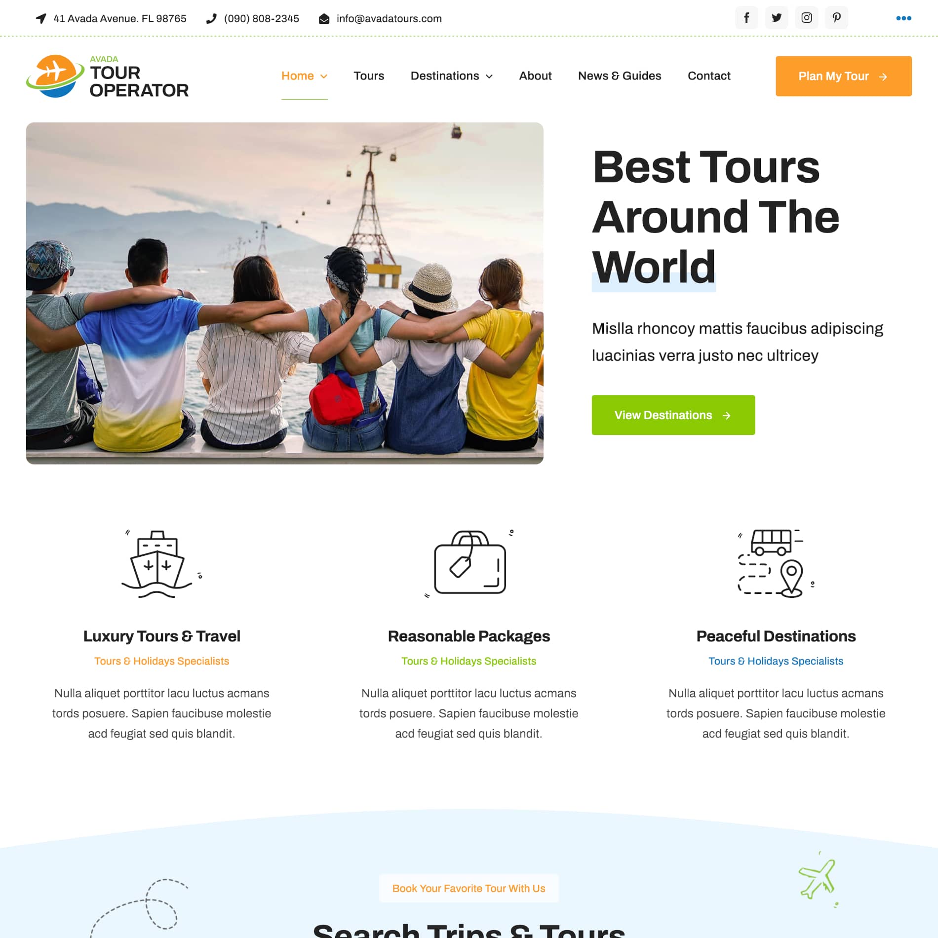 Avada Tour Operator Post Image Avada Tour Operator