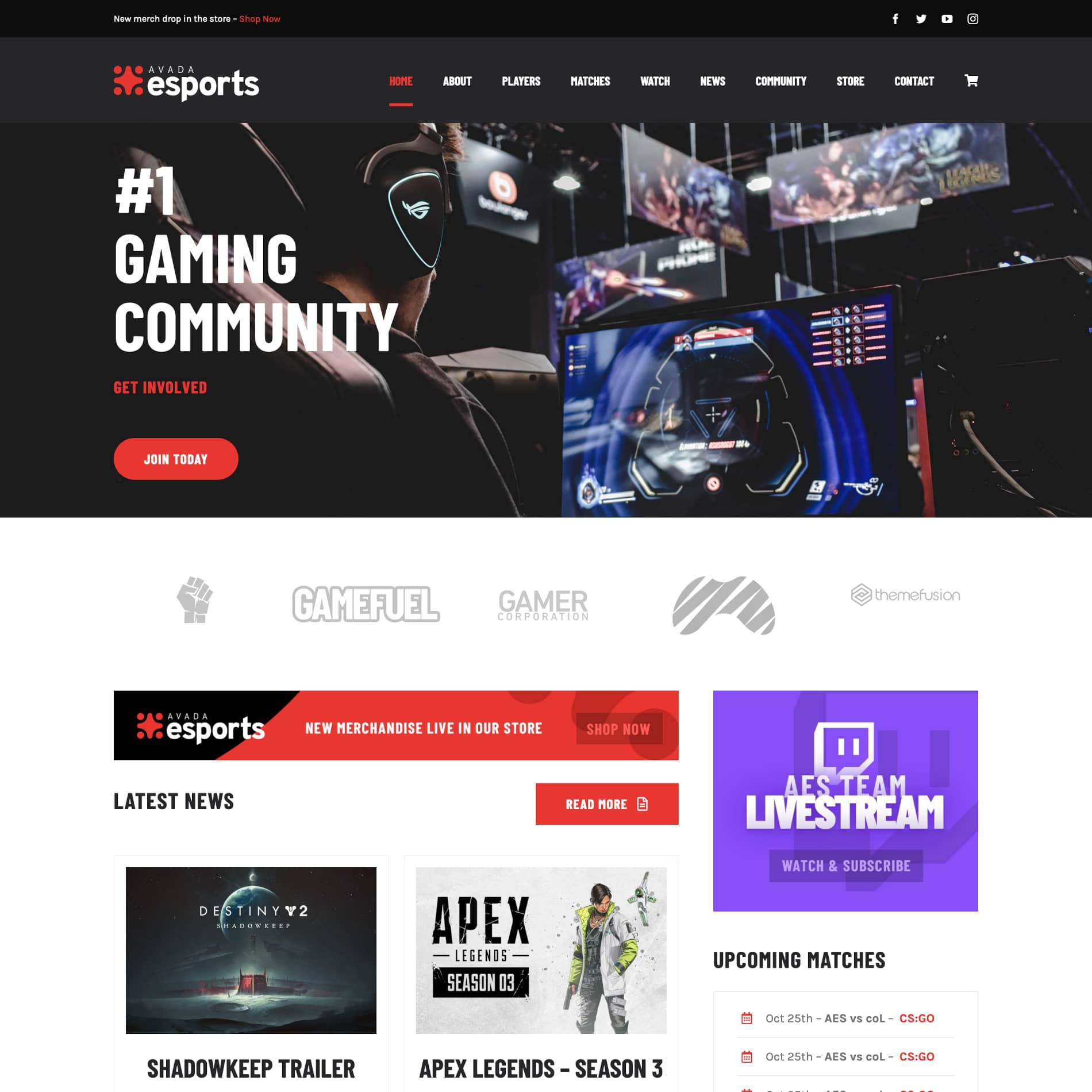 Avada eSports Post Image Avada eSports