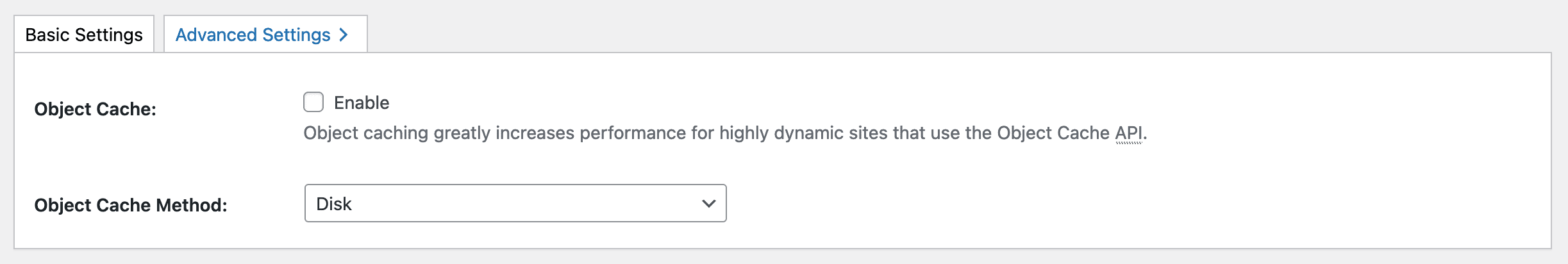 Object Cache