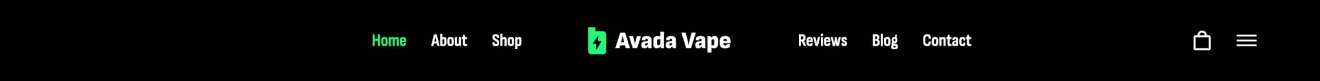 Avada Vape Header