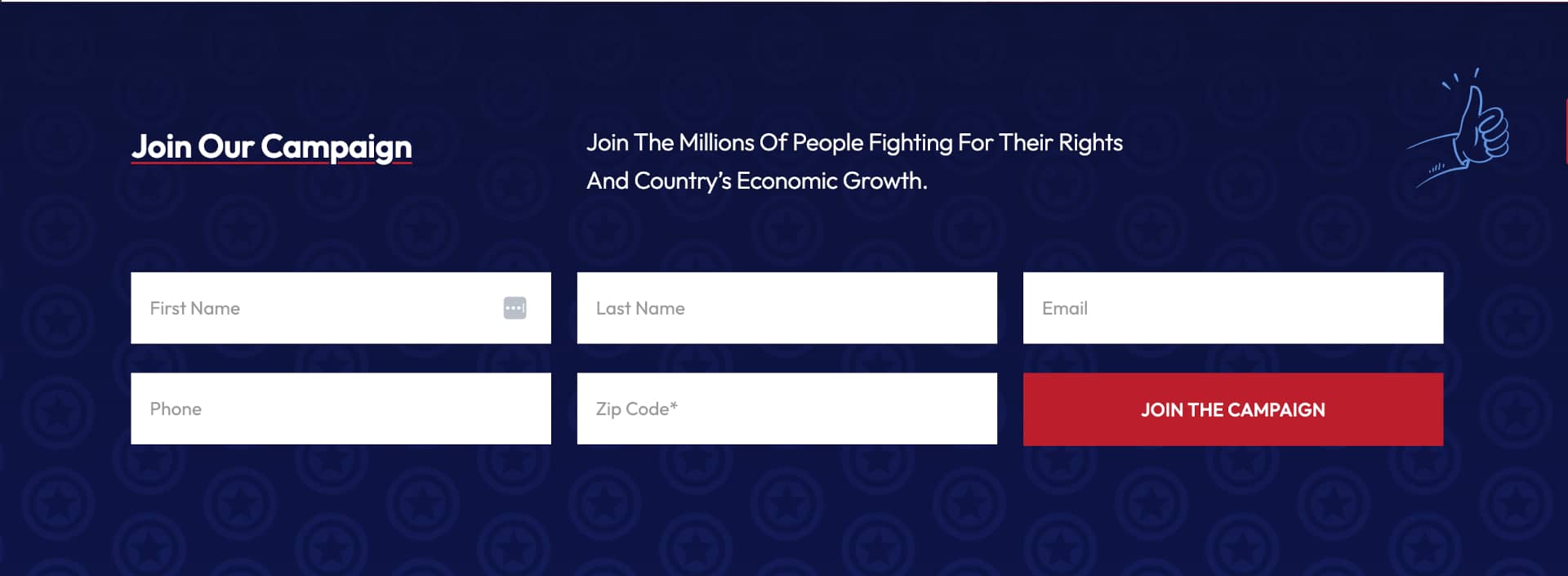 Avada Campaign Join Our Campaign