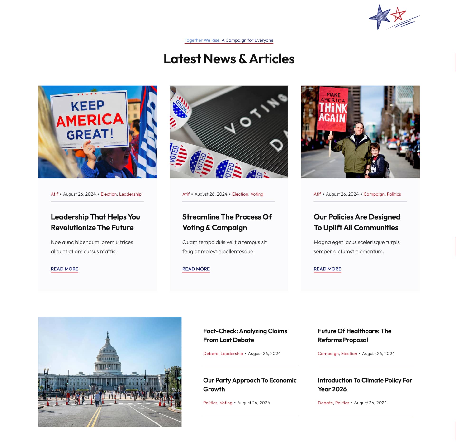 Avada Campaign News Articles