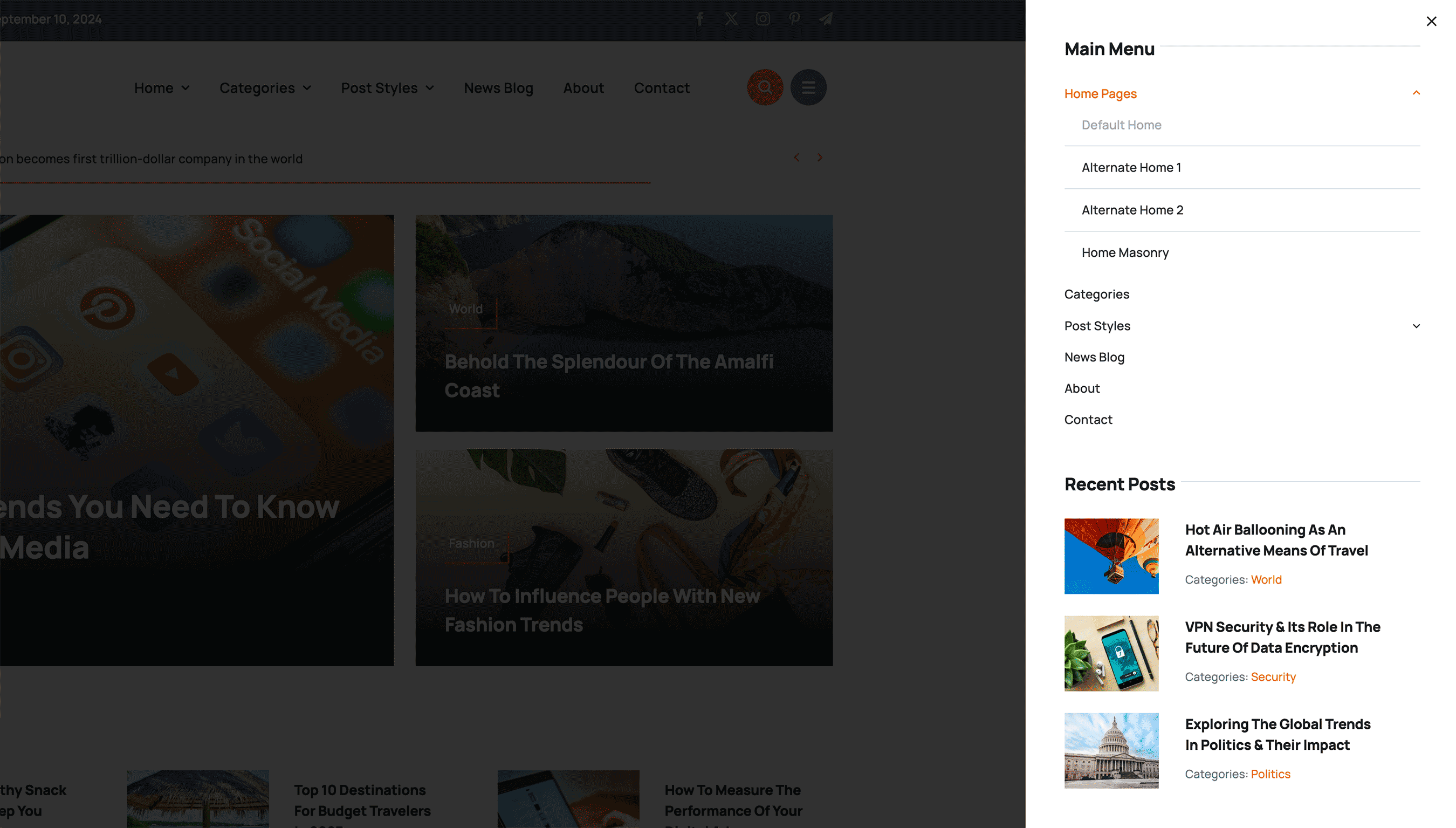 Avada Magazine Header Off-Canvas Avada Magazine Header Off-Canvas