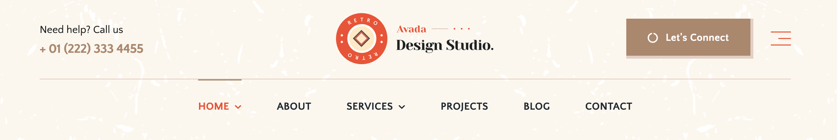 Avada Retro Desktop Header Avada Retro Desktop Header