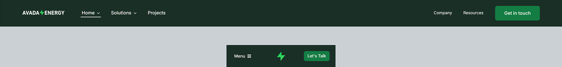 Energy Header